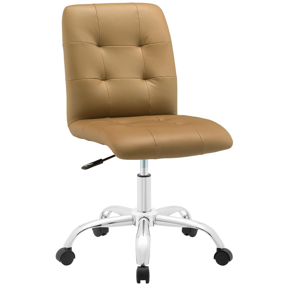 Prim Armless Mid Back Office Chair. Picture 1