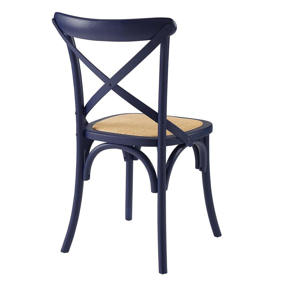 Gear Dining Side Chair - Midnight Blue EEI-1541-MID. Picture 3