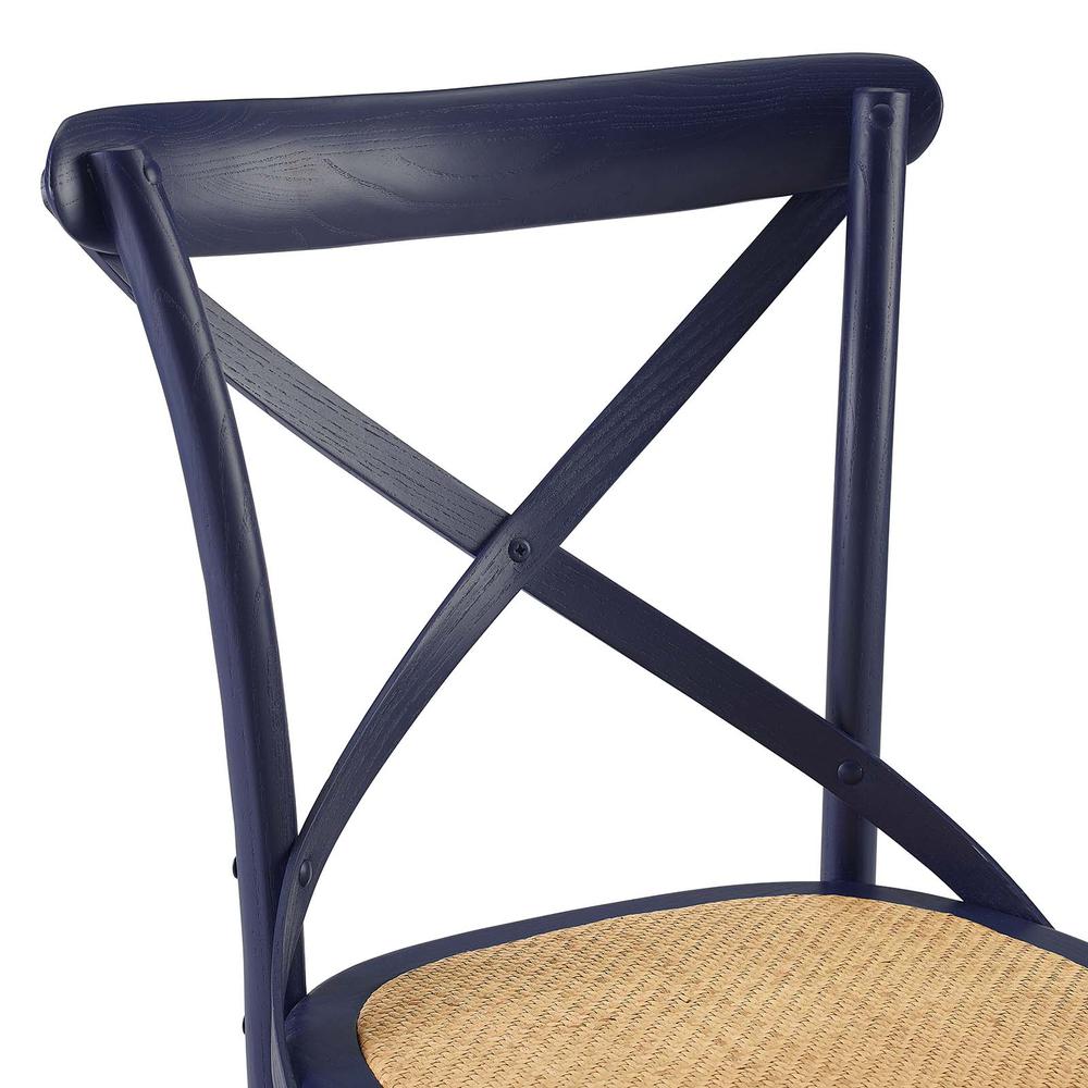 Gear Dining Side Chair - Midnight Blue EEI-1541-MID. Picture 5