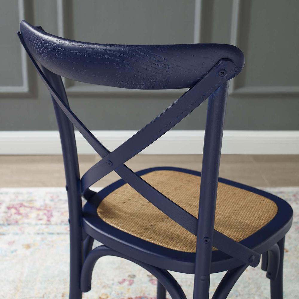 Gear Dining Side Chair - Midnight Blue EEI-1541-MID. Picture 8