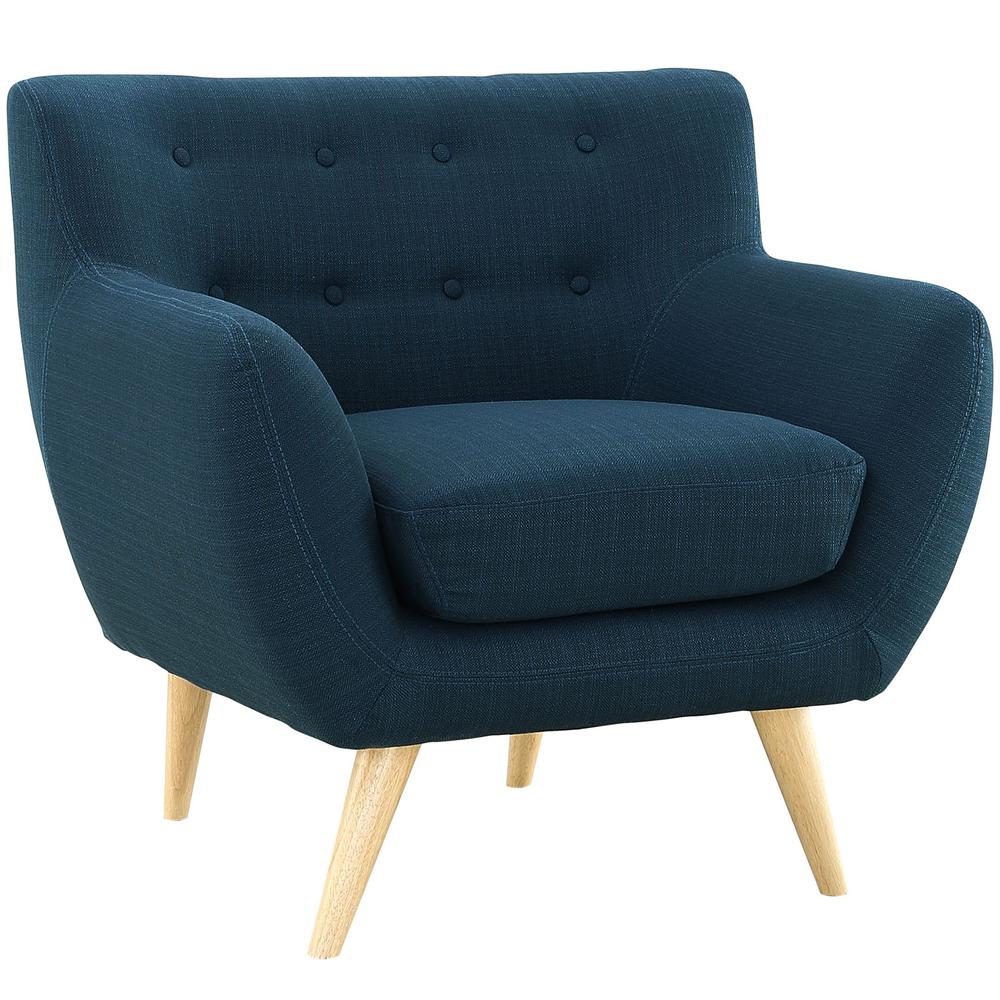 Remark Upholstered Fabric Armchair. Picture 2