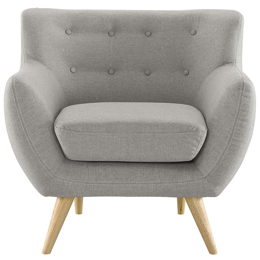 Remark Upholstered Fabric Armchair. Picture 1