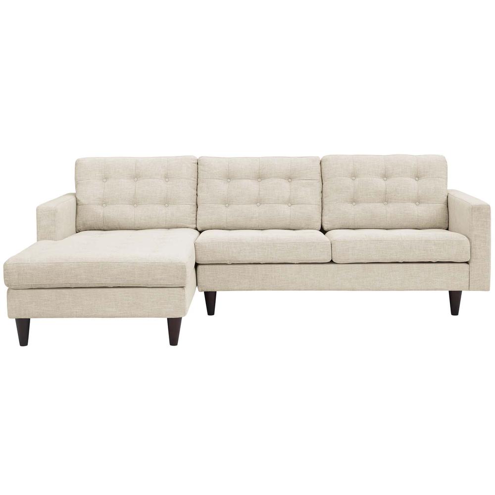 Empress Left-Facing Upholstered Sectional Sofa. Picture 4