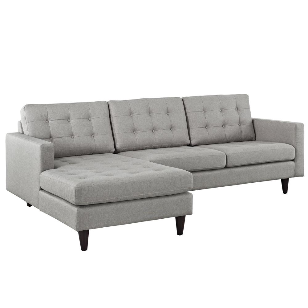 Empress Left-Facing Upholstered Sectional Sofa. The main picture.