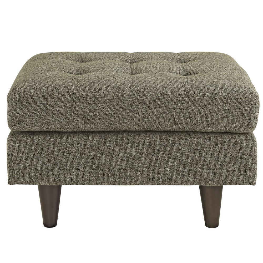 Empress Upholstered Fabric Ottoman. Picture 2