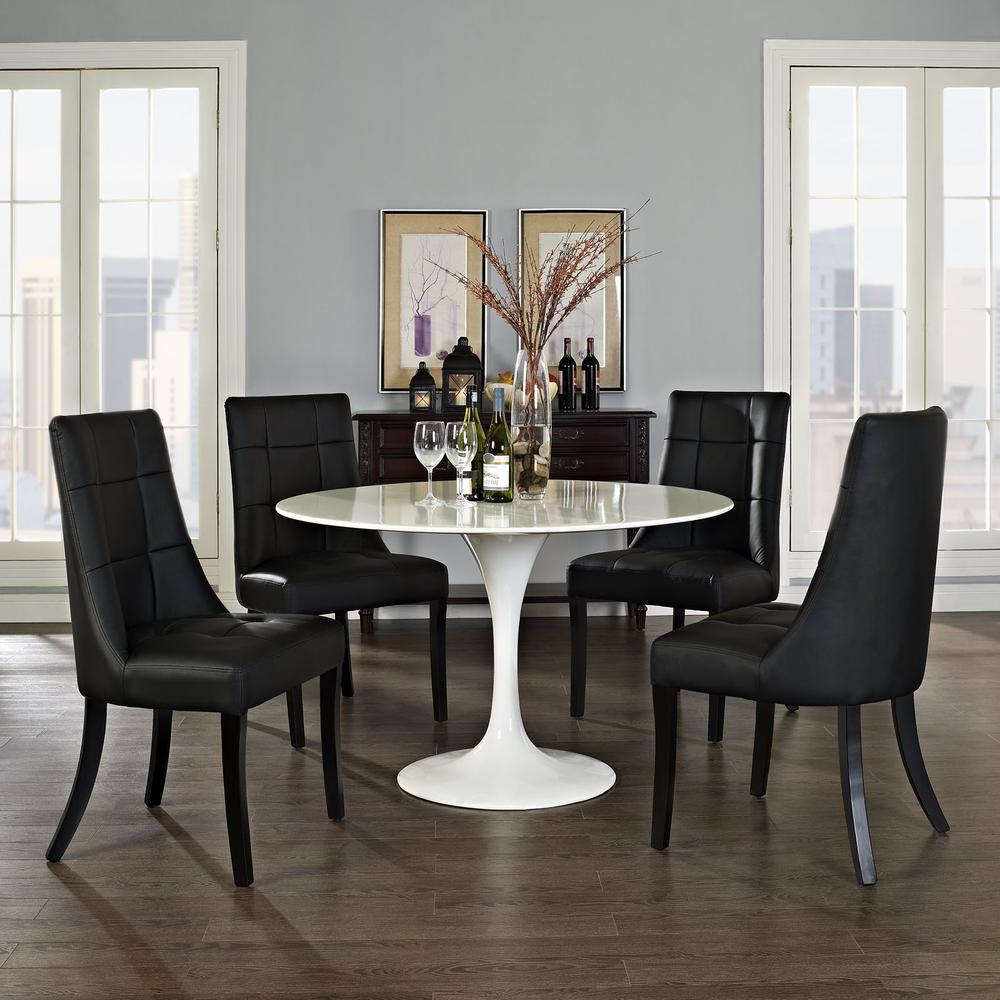 Noblesse Dining Chair Vinyl Set of 4. Picture 5