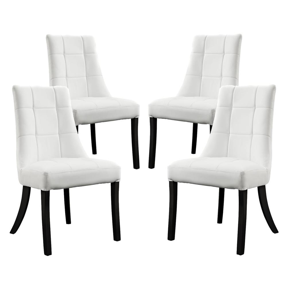 Noblesse Vinyl Dining Chair Set of 4. Picture 1