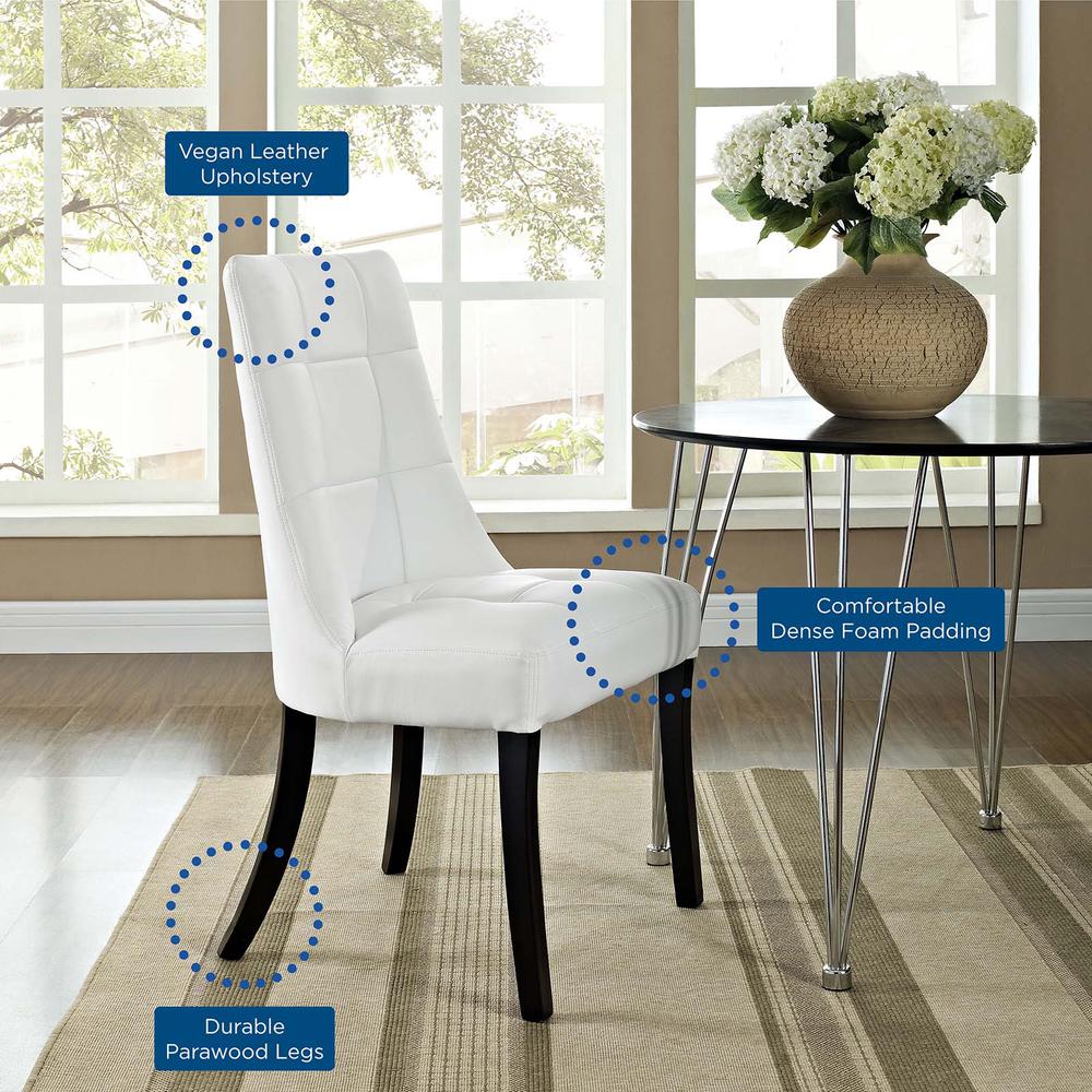 Noblesse Vinyl Dining Chair Set of 4. Picture 5