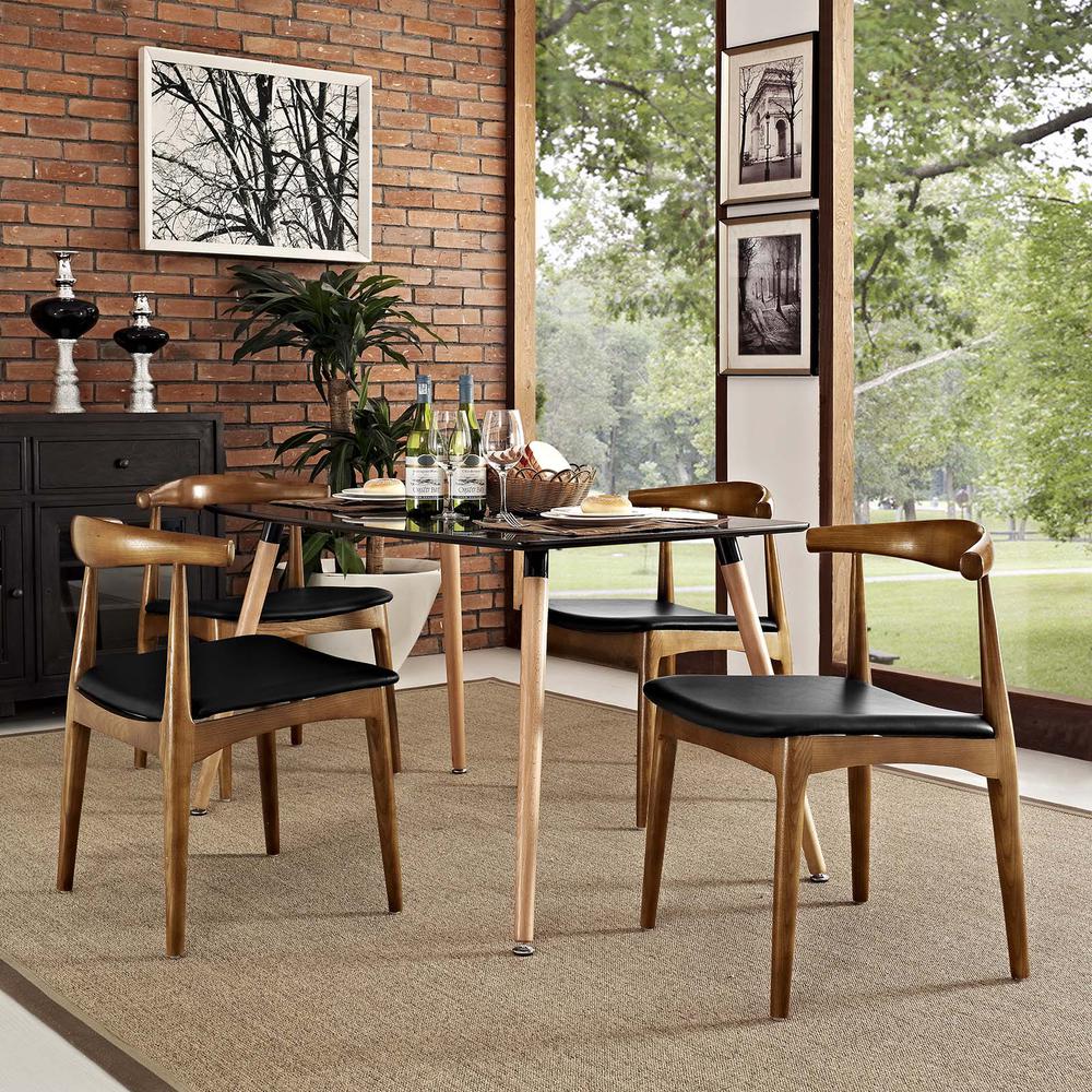 Tracy Dining Chairs Wood Set of 4. Picture 10