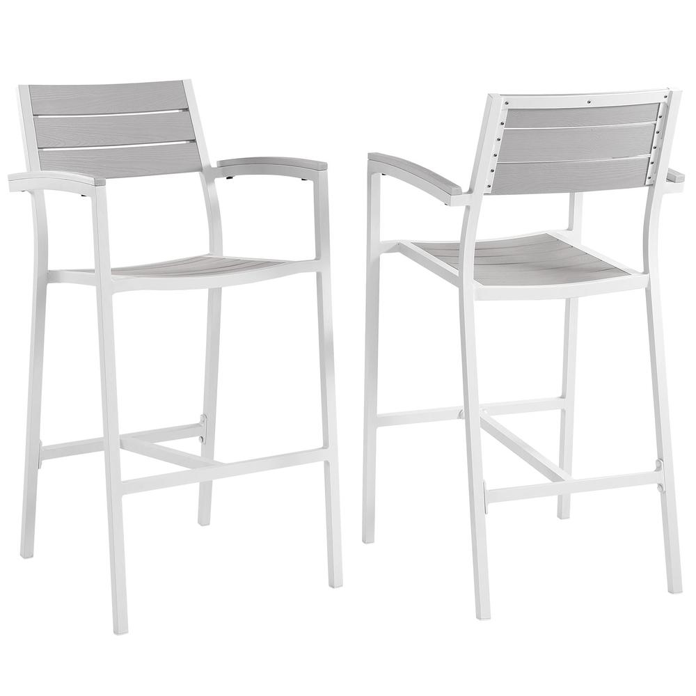 Maine Bar Stool Outdoor Patio Set of 2. Picture 1