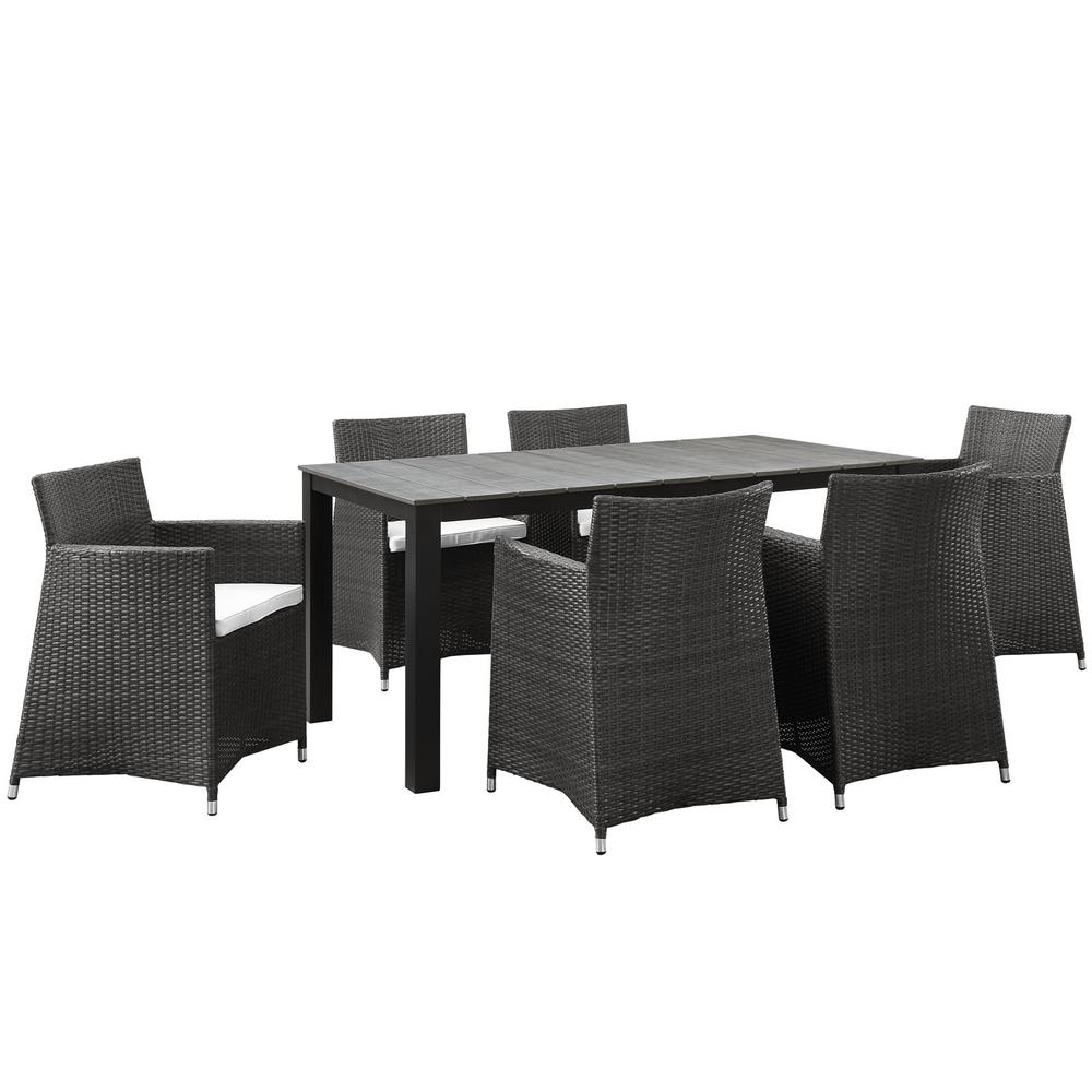 Junction 7 Piece Outdoor Patio Dining Set. The main picture.