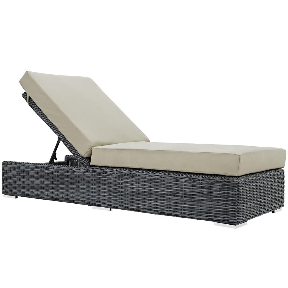 Summon Outdoor Patio Sunbrella® Chaise Lounge. Picture 1