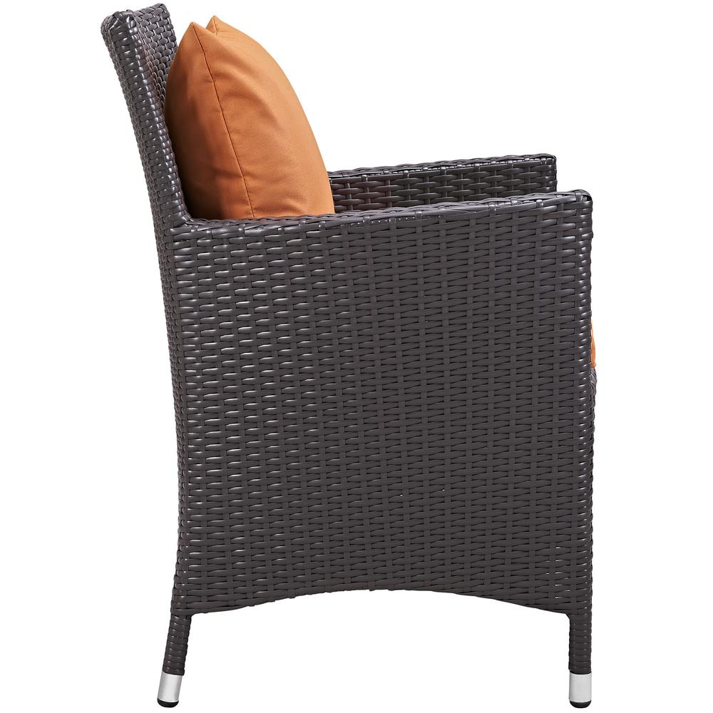 Convene Dining Outdoor Patio Armchair. Picture 3