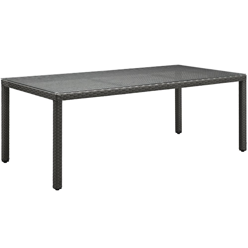 Sojourn 82" Outdoor Patio Dining Table. Picture 1