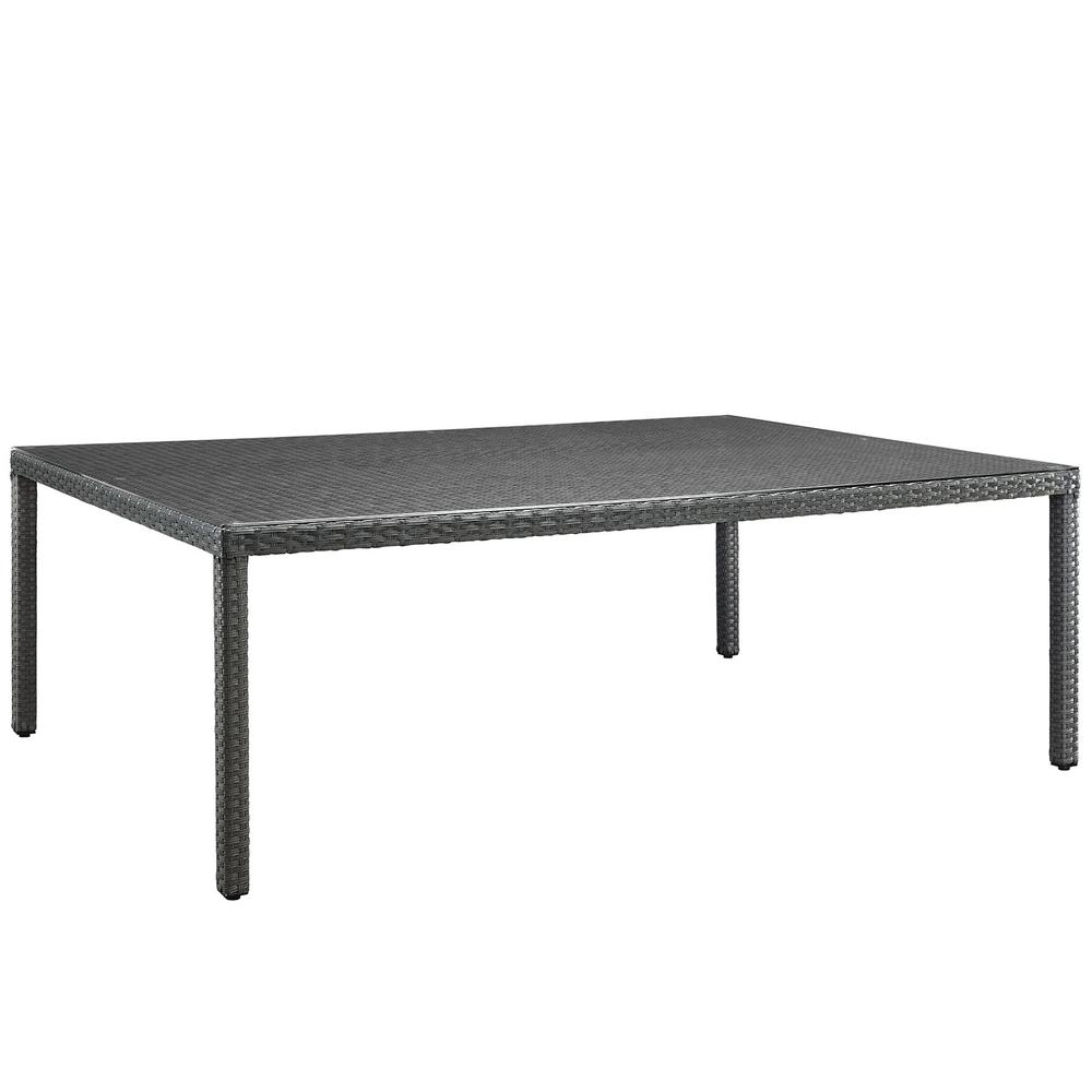 Sojourn 90" Outdoor Patio Dining Table. Picture 1