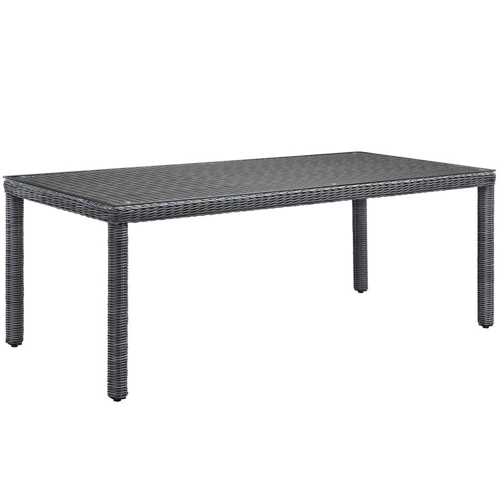 Summon 83" Outdoor Patio Dining Table. Picture 1