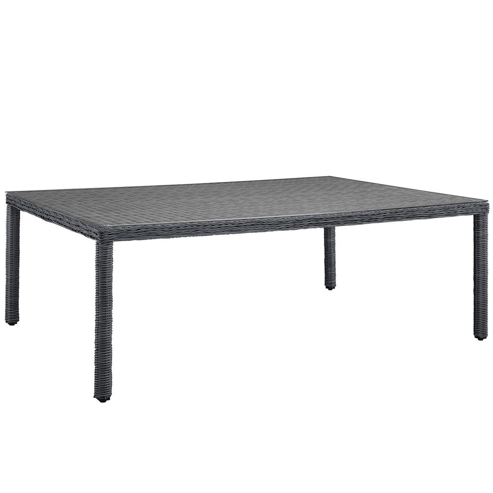 Summon 90" Outdoor Patio Dining Table. Picture 1
