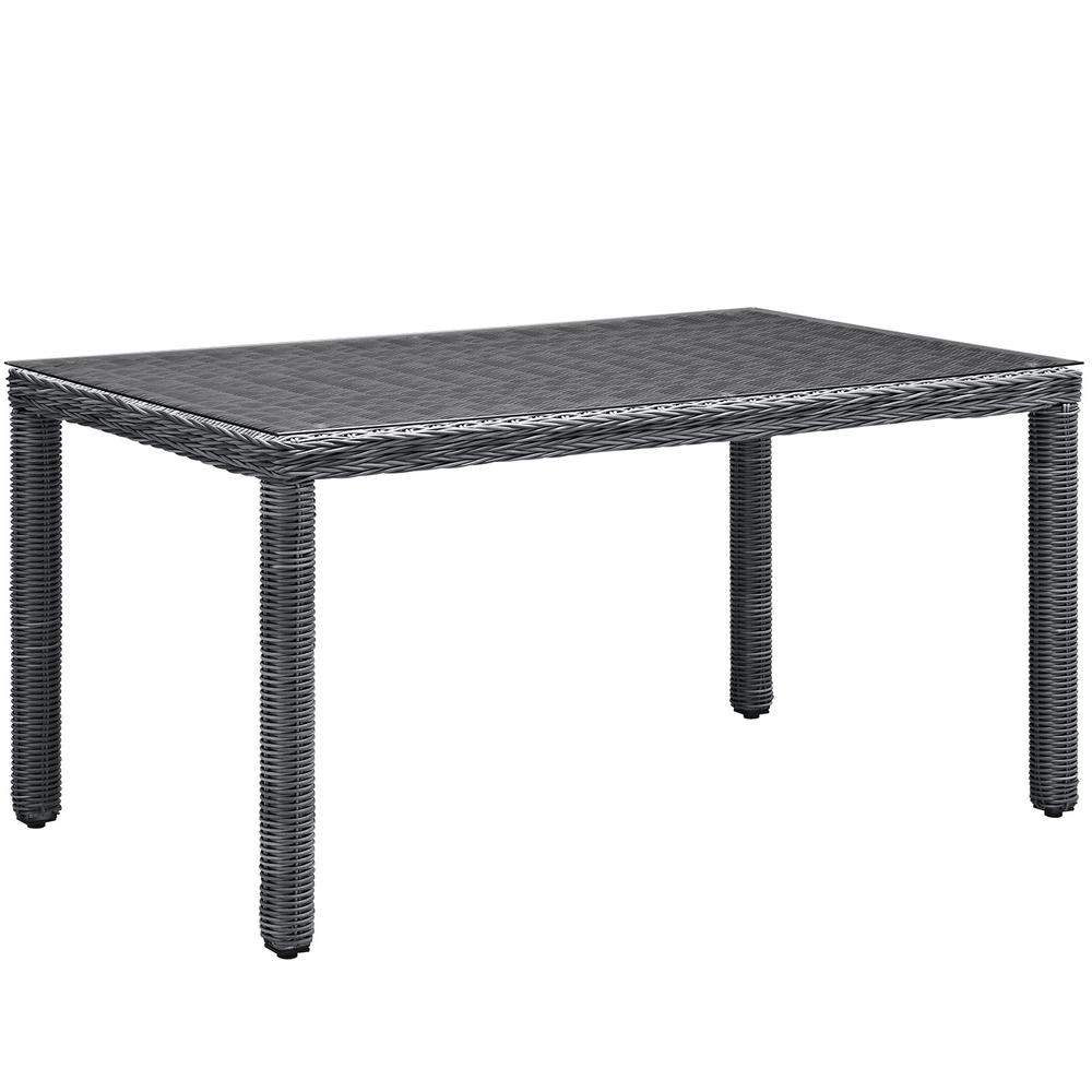 Summon 59" Outdoor Patio Dining Table. Picture 2