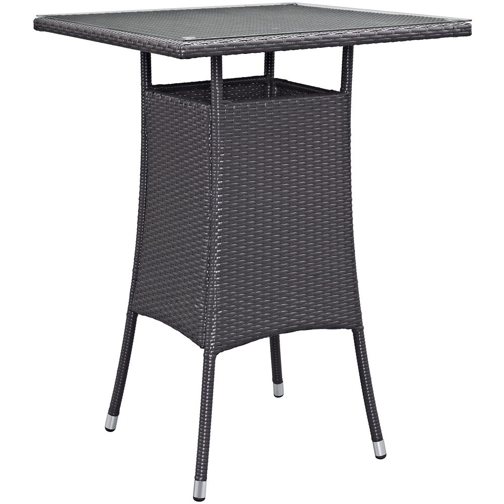 Convene Small Outdoor Patio Bar Table. Picture 2