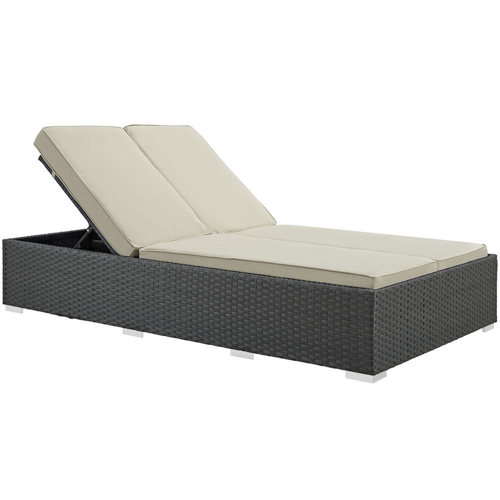 Sojourn Outdoor Patio Sunbrella® Double Chaise. The main picture.