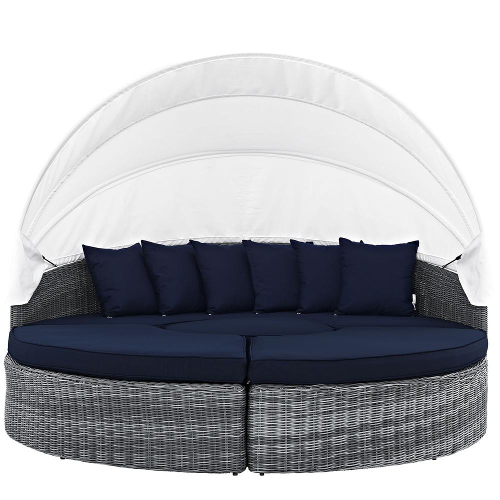 Summon Canopy Outdoor Patio Sunbrella Daybed. Picture 4