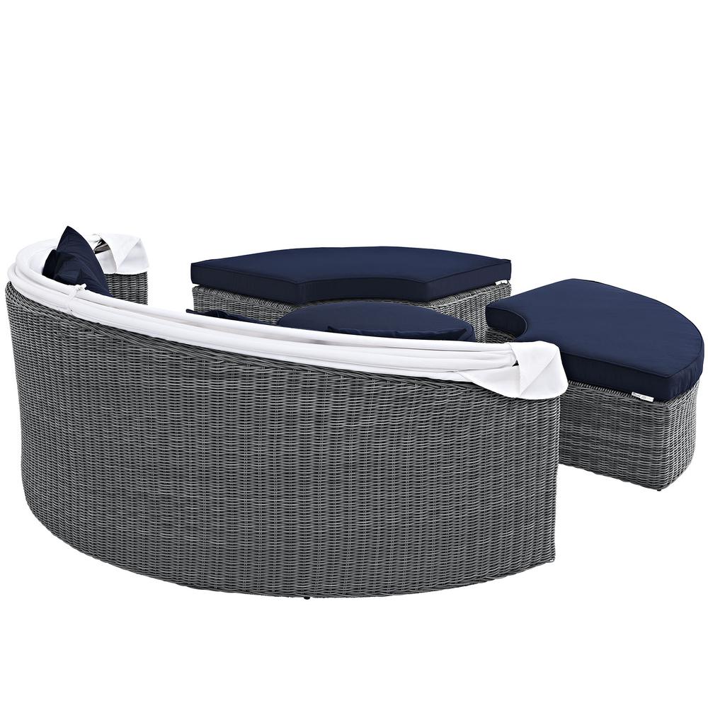 Summon Canopy Outdoor Patio Sunbrella® Daybed. Picture 6