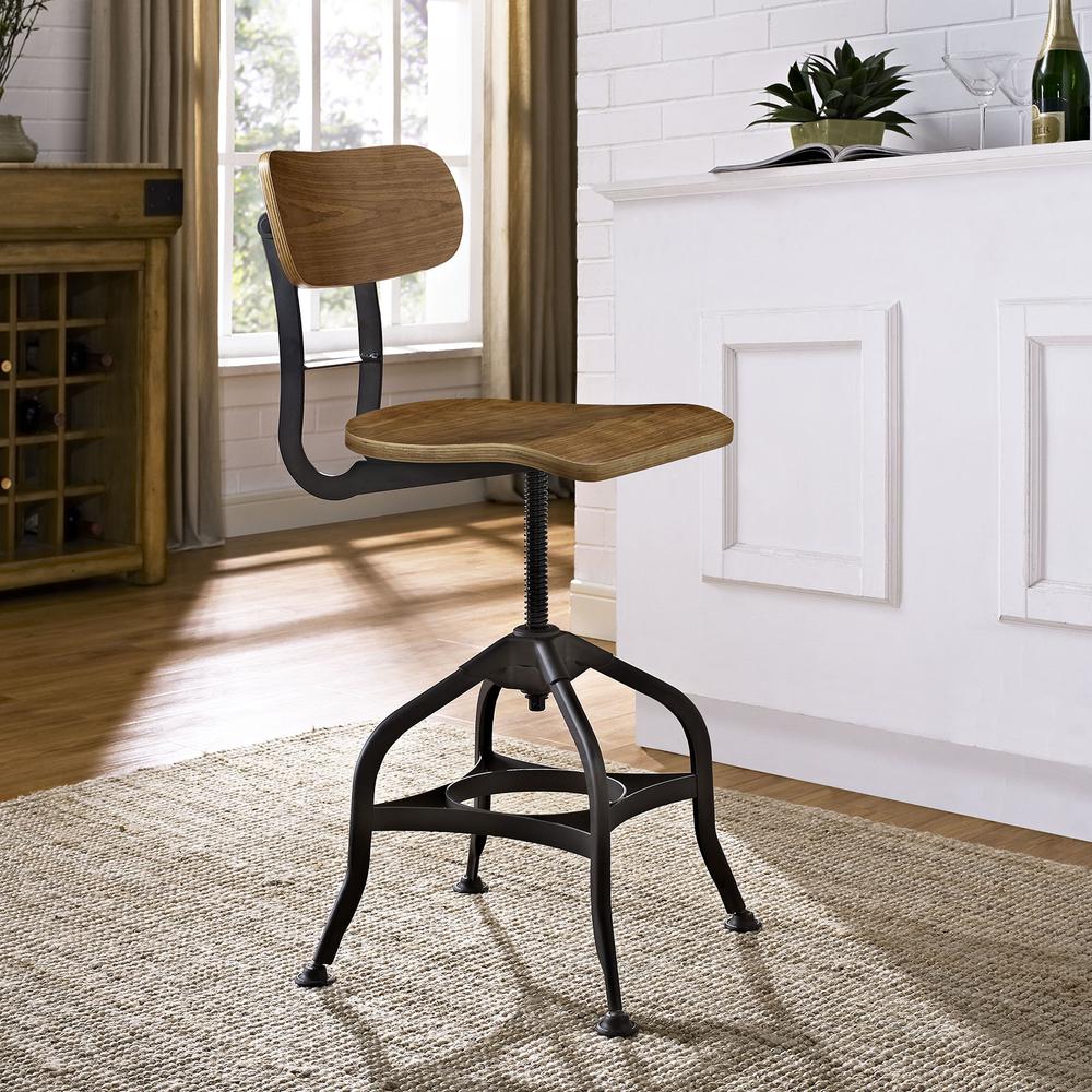 Mark Wood Dining Stool. Picture 5
