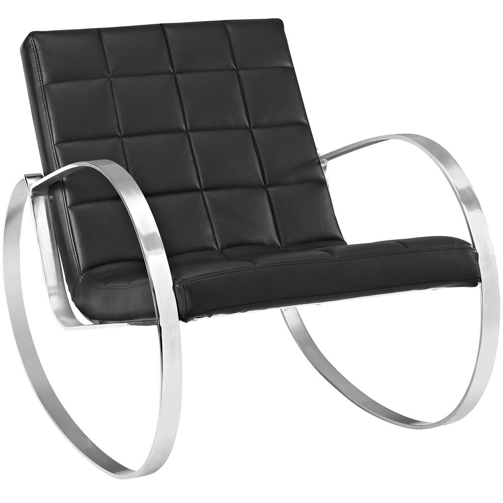 Gravitas Upholstered Vinyl Lounge Chair. Picture 1