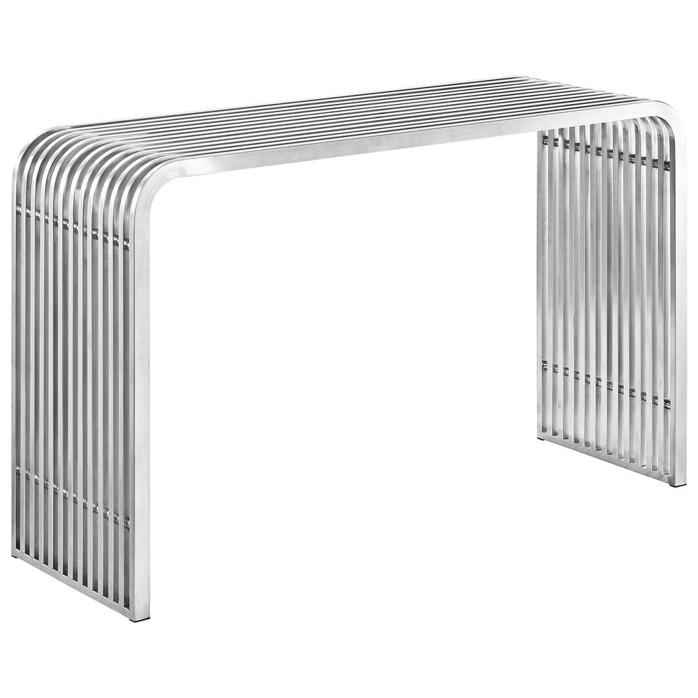 Pipe Stainless Steel Console Table. Picture 1