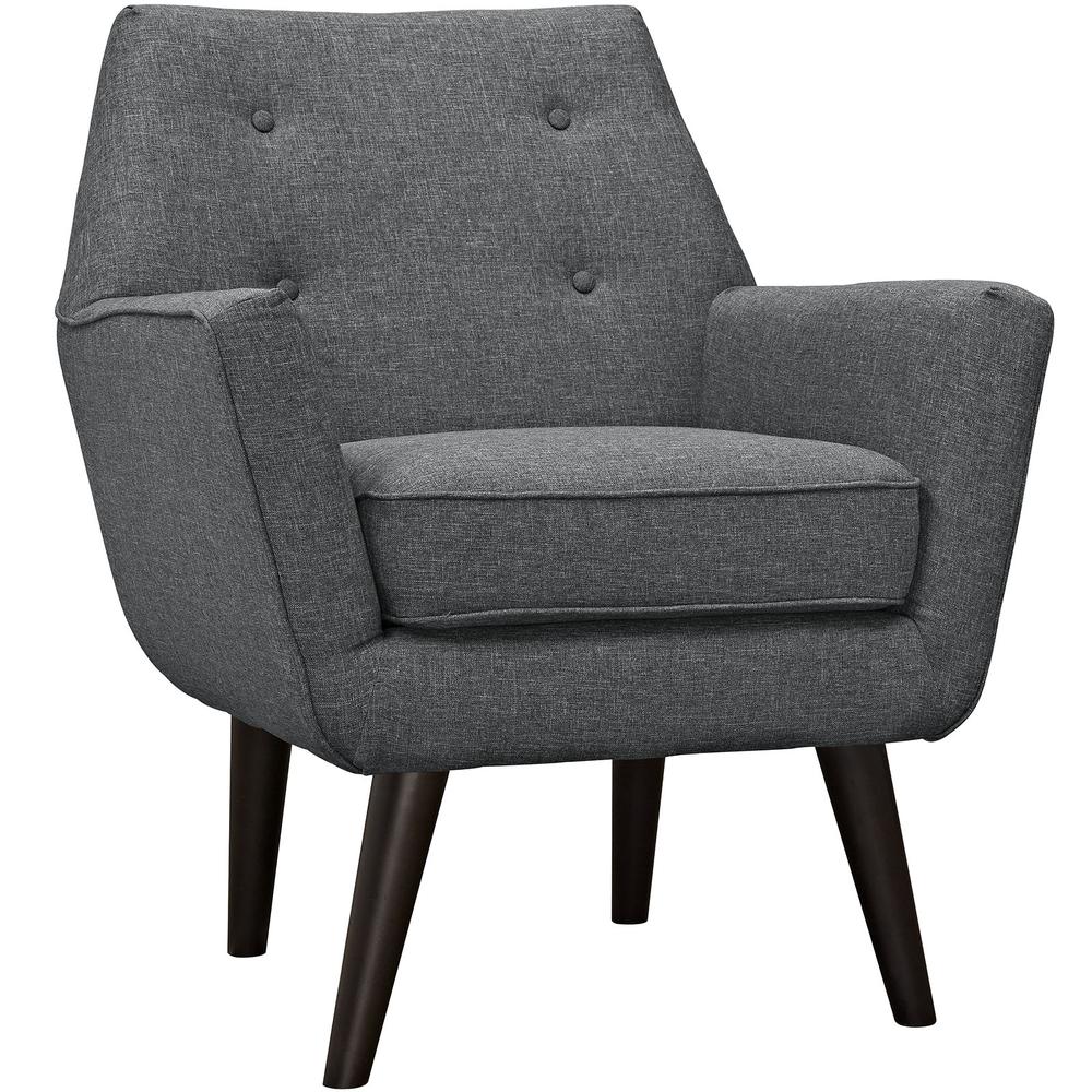Posit Upholstered Fabric Armchair. Picture 1