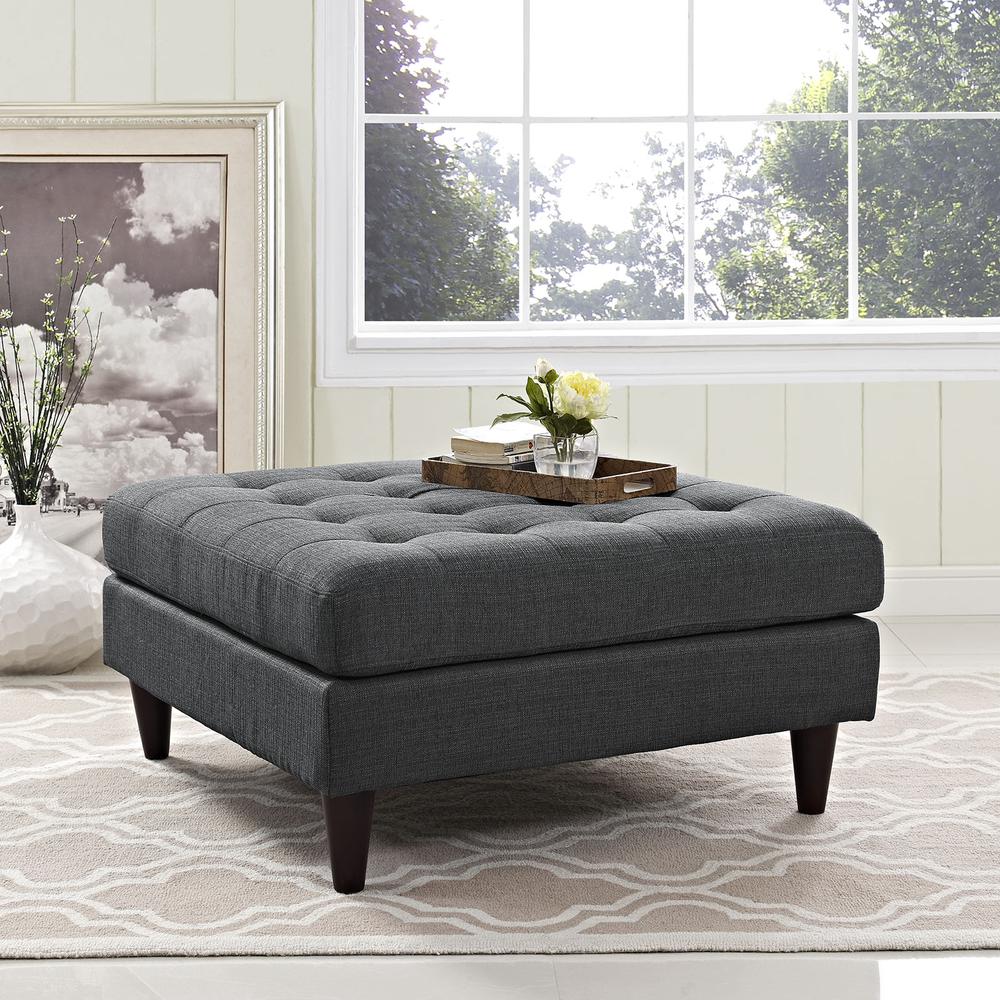 Empress Upholstered Large Ottoman. Picture 5