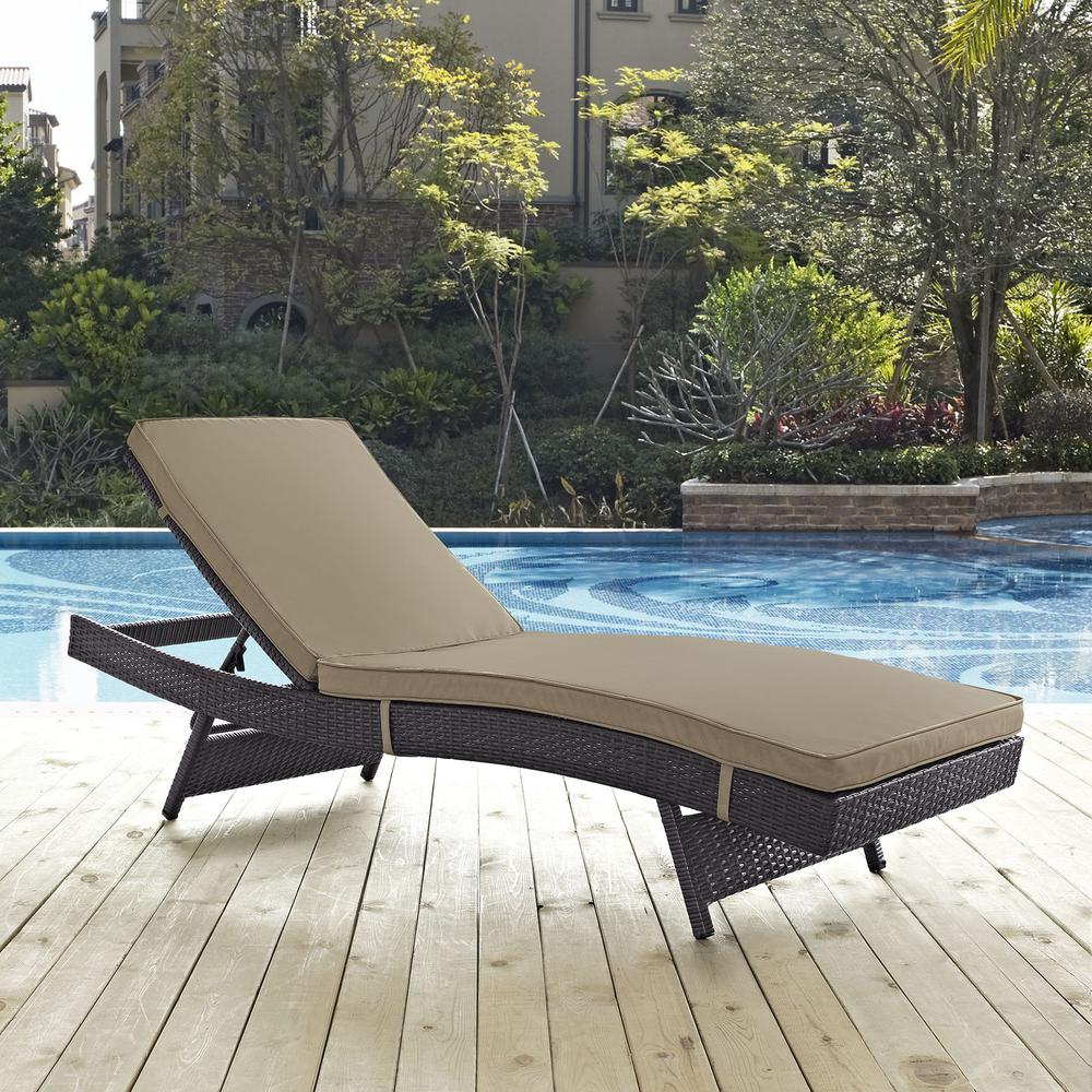Convene Outdoor Patio Chaise. Picture 5