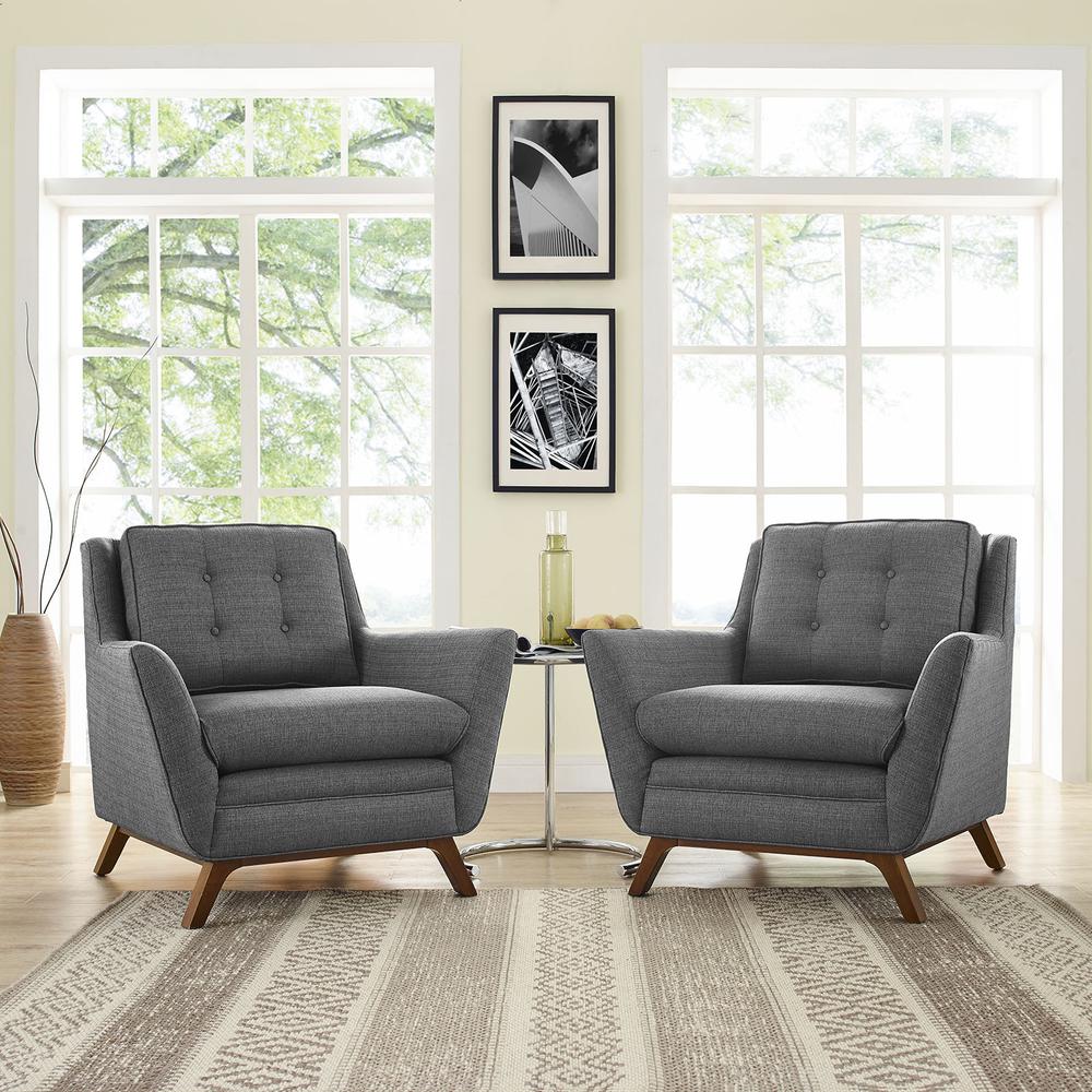 Beguile 2 Piece Upholstered Fabric Living Room Set. Picture 6
