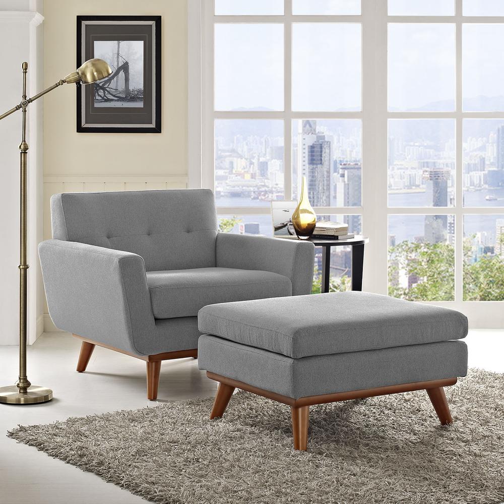 Engage 2 Piece Armchair and Ottoman. Picture 6