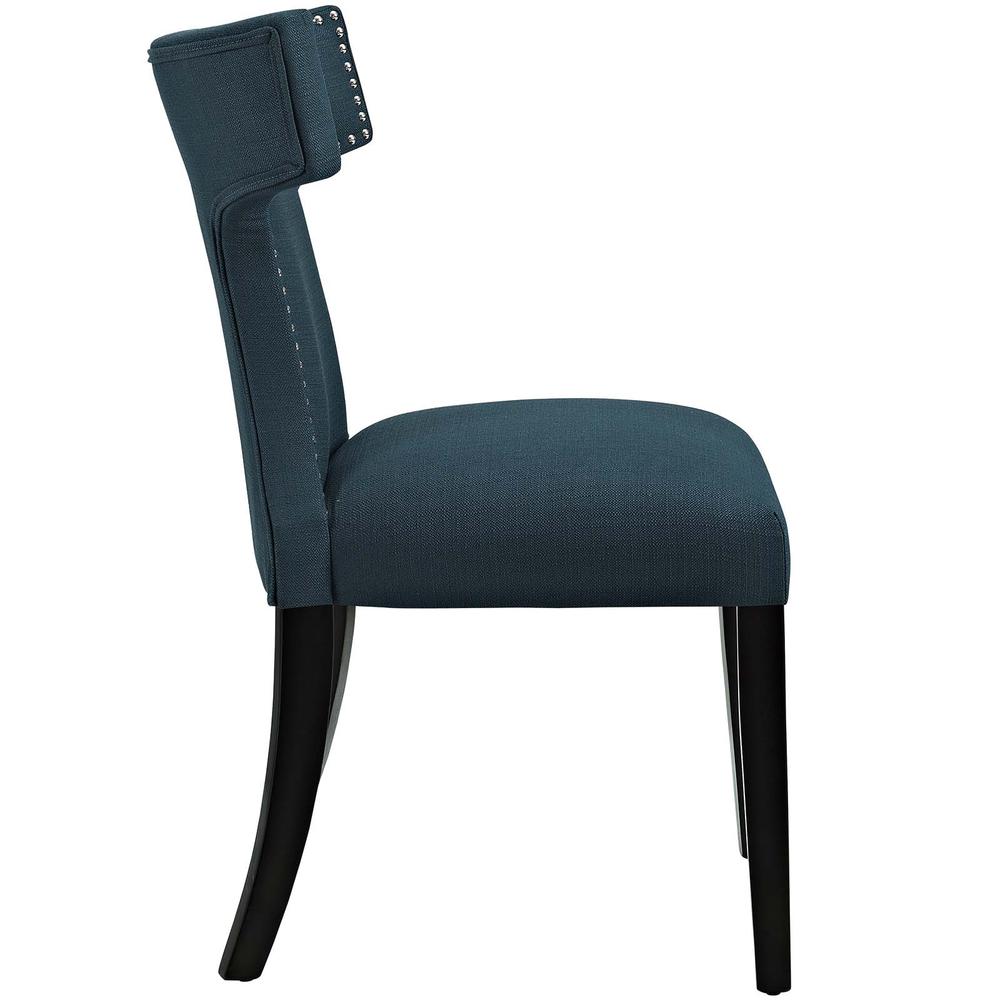 Curve Fabric Dining Chair. Picture 2