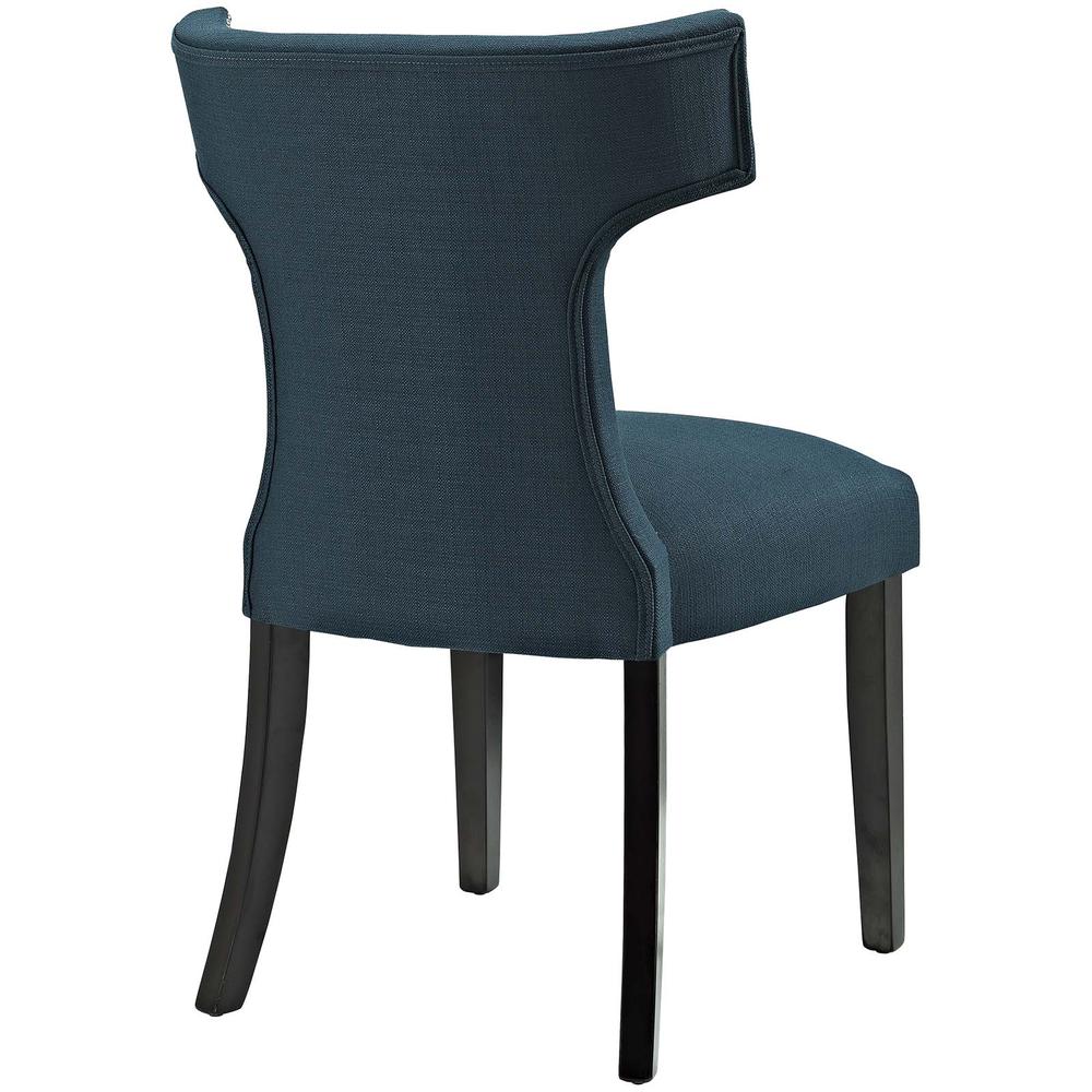 Curve Fabric Dining Chair. Picture 5