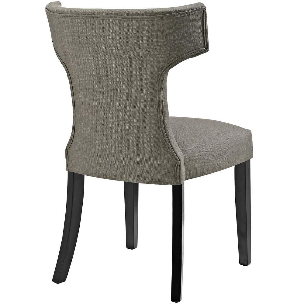 Curve Fabric Dining Chair. Picture 4