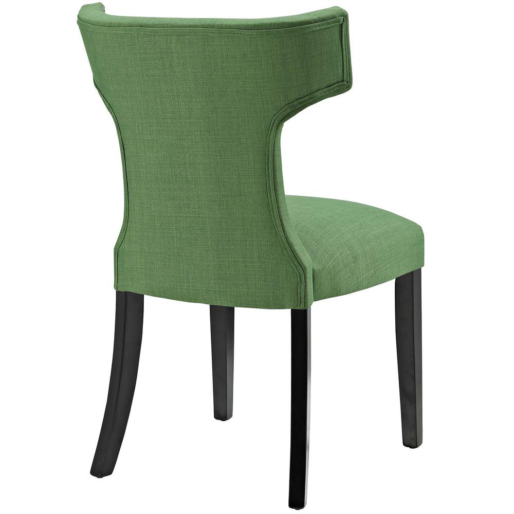 Curve Fabric Dining Chair. Picture 3