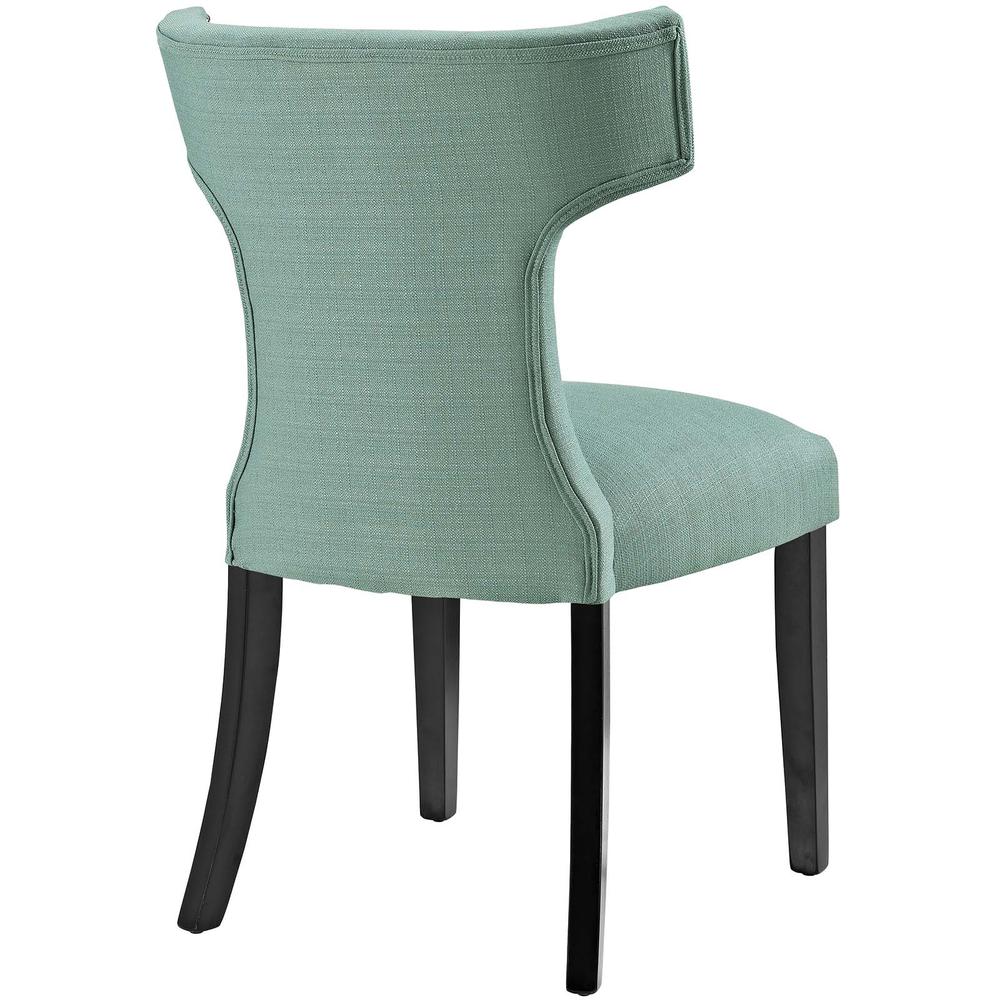 Curve Fabric Dining Chair. Picture 4