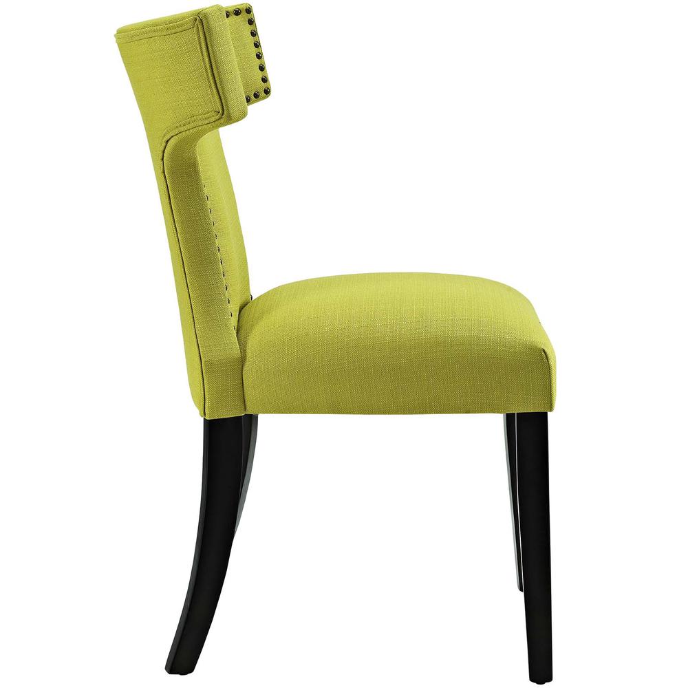 Curve Fabric Dining Chair. Picture 3