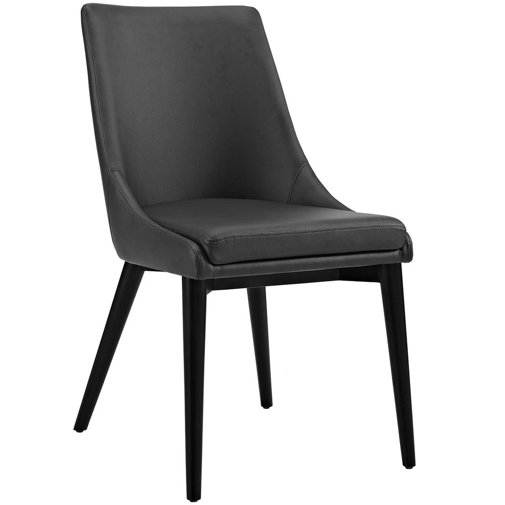 Viscount Vegan Leather Dining Chair. Picture 1