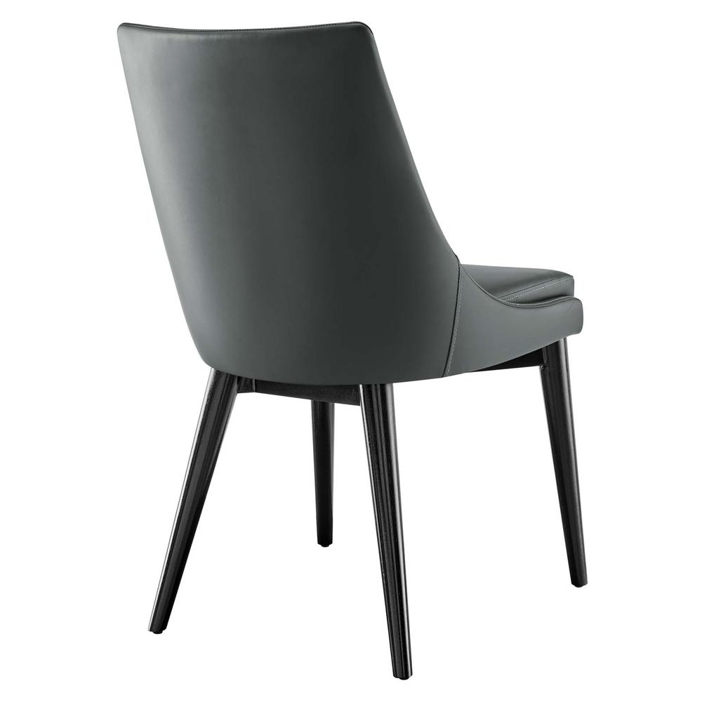 Viscount Vegan Leather Dining Chair. Picture 4