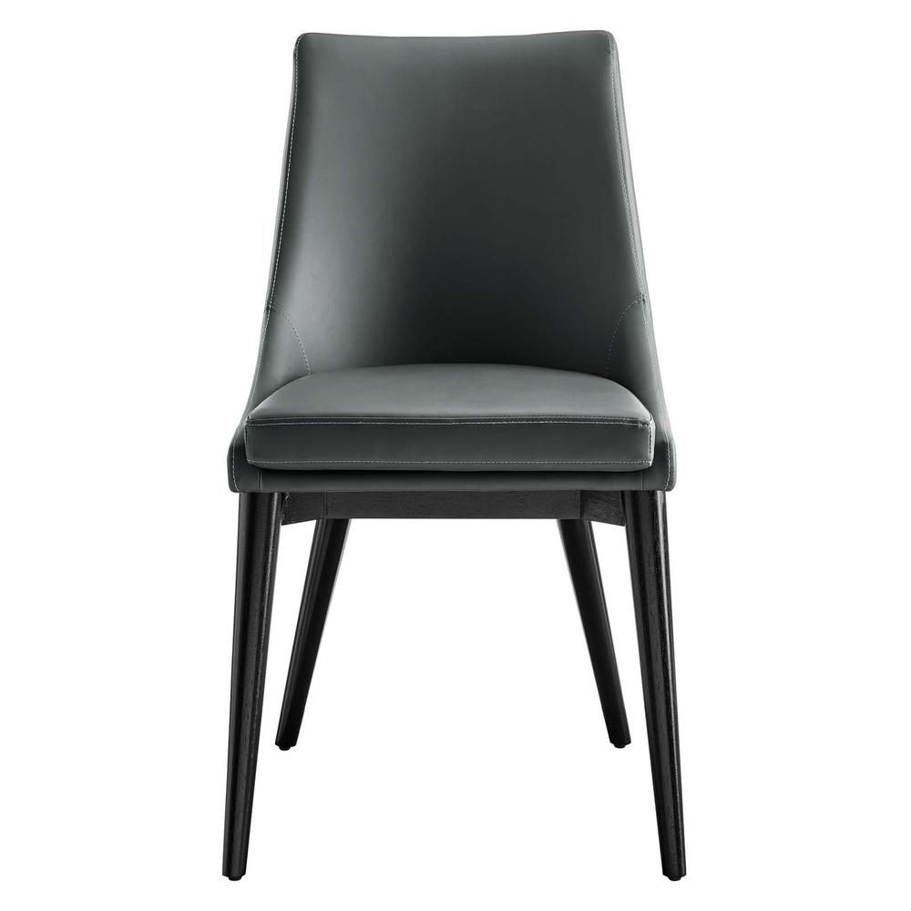 Viscount Vegan Leather Dining Chair. Picture 5