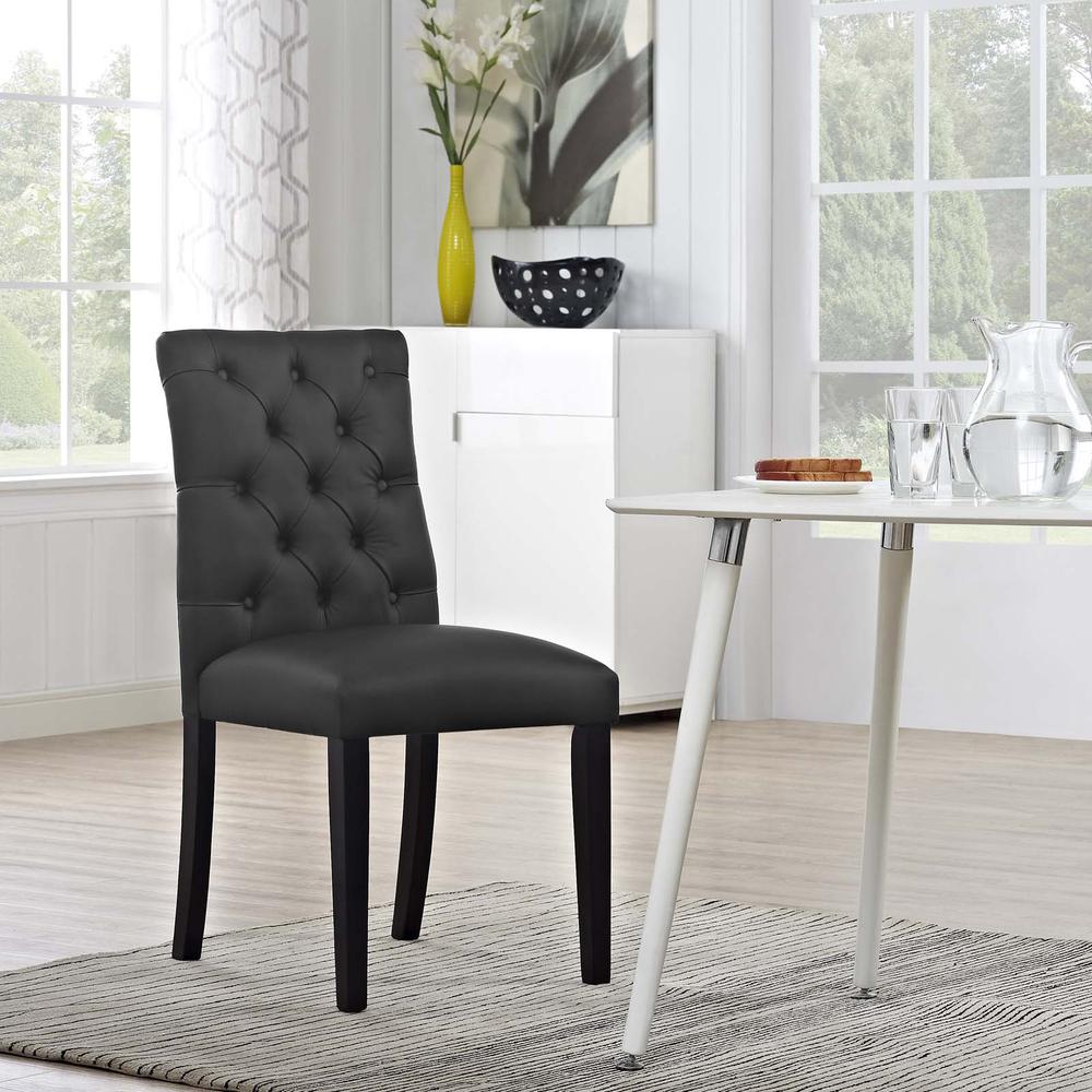 Duchess Vinyl Dining Chair. Picture 5