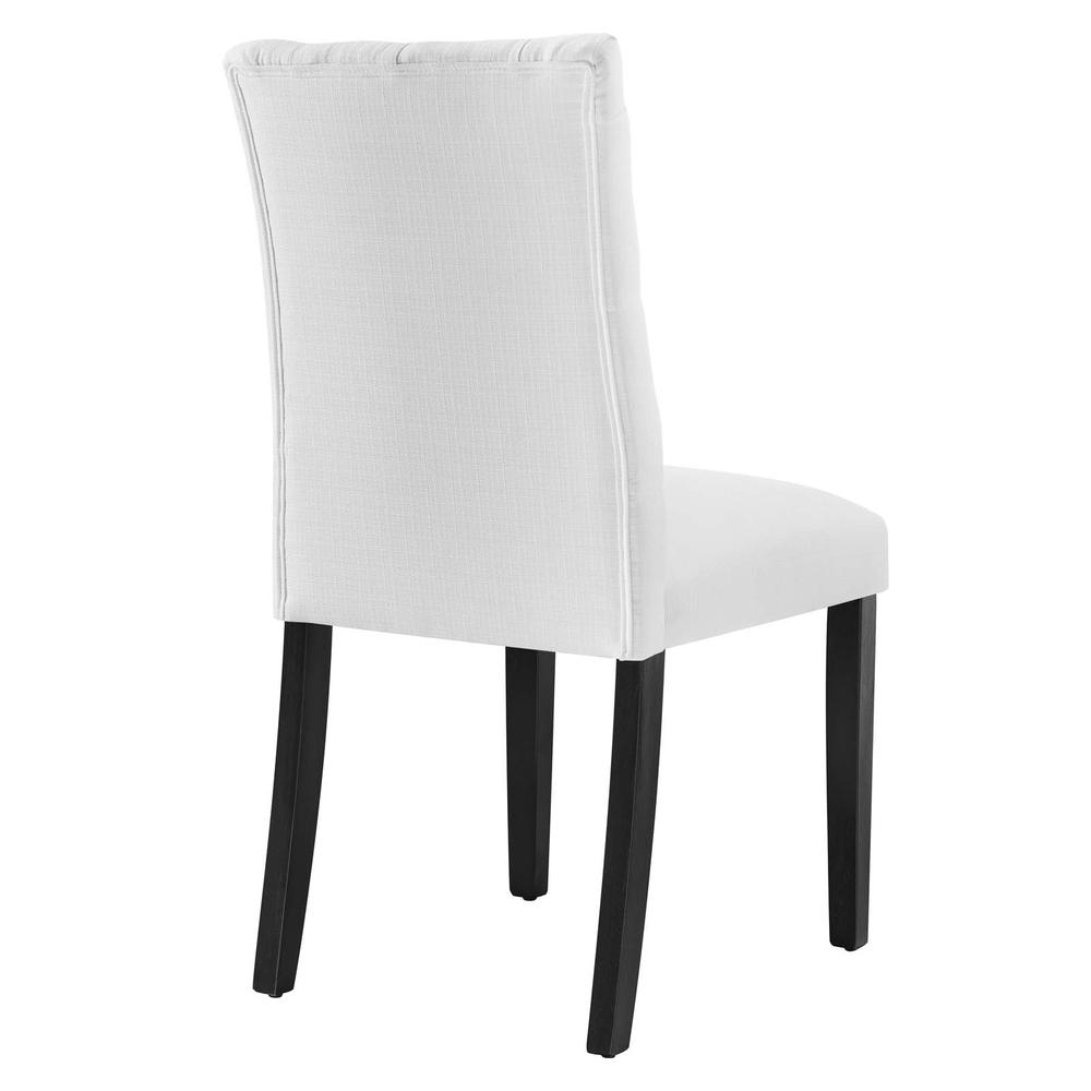 Duchess Button Tufted Fabric Dining Chair. Picture 4