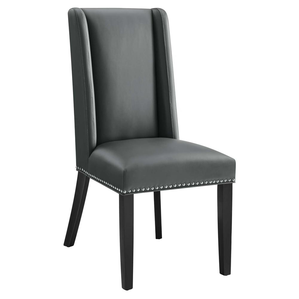 Baron Vegan Leather Dining Chair. Picture 1