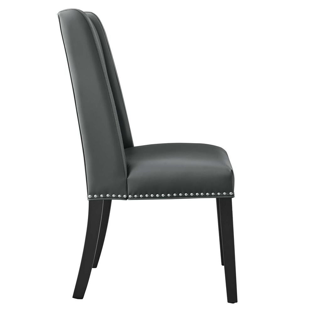 Baron Vegan Leather Dining Chair. Picture 3