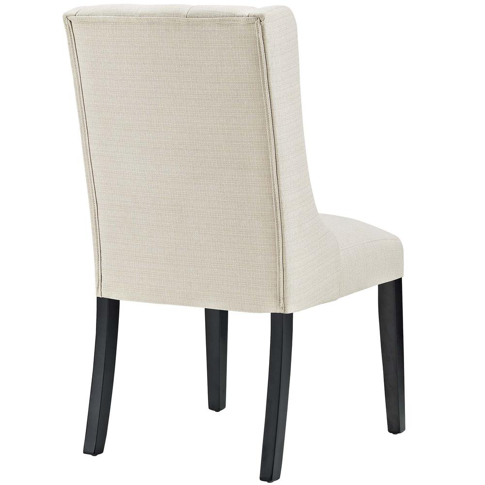 Baronet Button Tufted Fabric Dining Chair. Picture 3