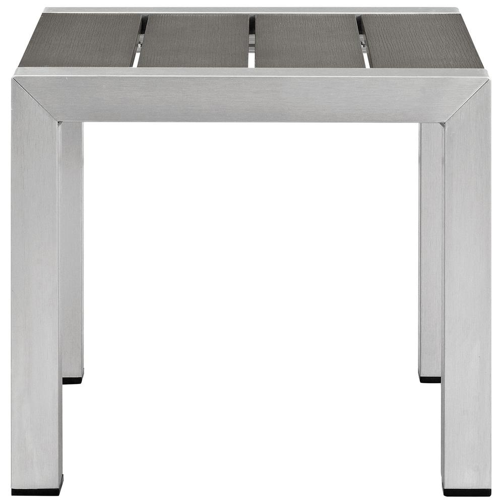 Shore Outdoor Patio Aluminum Side Table. Picture 2