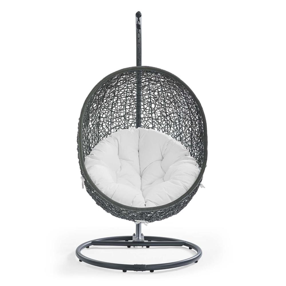Hide Outdoor Patio Swing Chair With Stand. Picture 5
